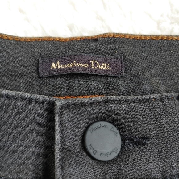 NWT Massimo Dutti Black Crop Jeans Size 2 - Picture 10 of 15